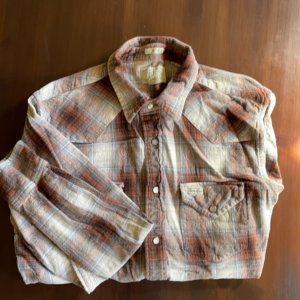 Men’s American eagle vintage plaid shirt